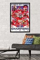 NFL Kansas City Chiefs - Super Bowl LVIII Champions Wall Poster