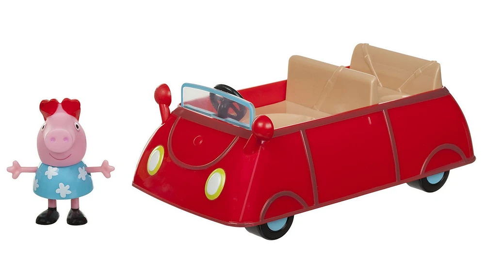 Peppa Pig Little Red Car Play Set