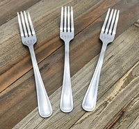 Mainstays 3-Piece Fleetline Salad Fork Stainless Steel Silver, MS Fleetline Salad Forks