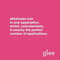 glee bikini wax hair removal strips, 24 count