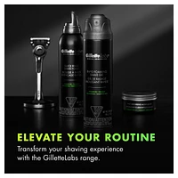 Gillette Labs Shaving Gel for Men, 3-in-1 Shave Gel to Cleanse, Protect and Refresh, Ultimate Smoothness, With Vitamin B3 and Sea Kelp, Sensitive Skin