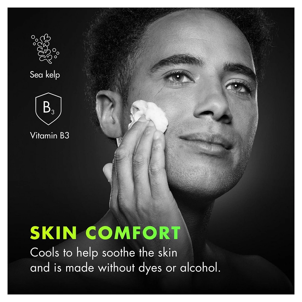 Gillette Labs Shaving Gel for Men, 3-in-1 Shave Gel to Cleanse, Protect and Refresh, Ultimate Smoothness, With Vitamin B3 and Sea Kelp, Sensitive Skin