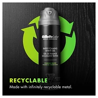 Gillette Labs Shaving Gel for Men, 3-in-1 Shave Gel to Cleanse, Protect and Refresh, Ultimate Smoothness, With Vitamin B3 and Sea Kelp, Sensitive Skin
