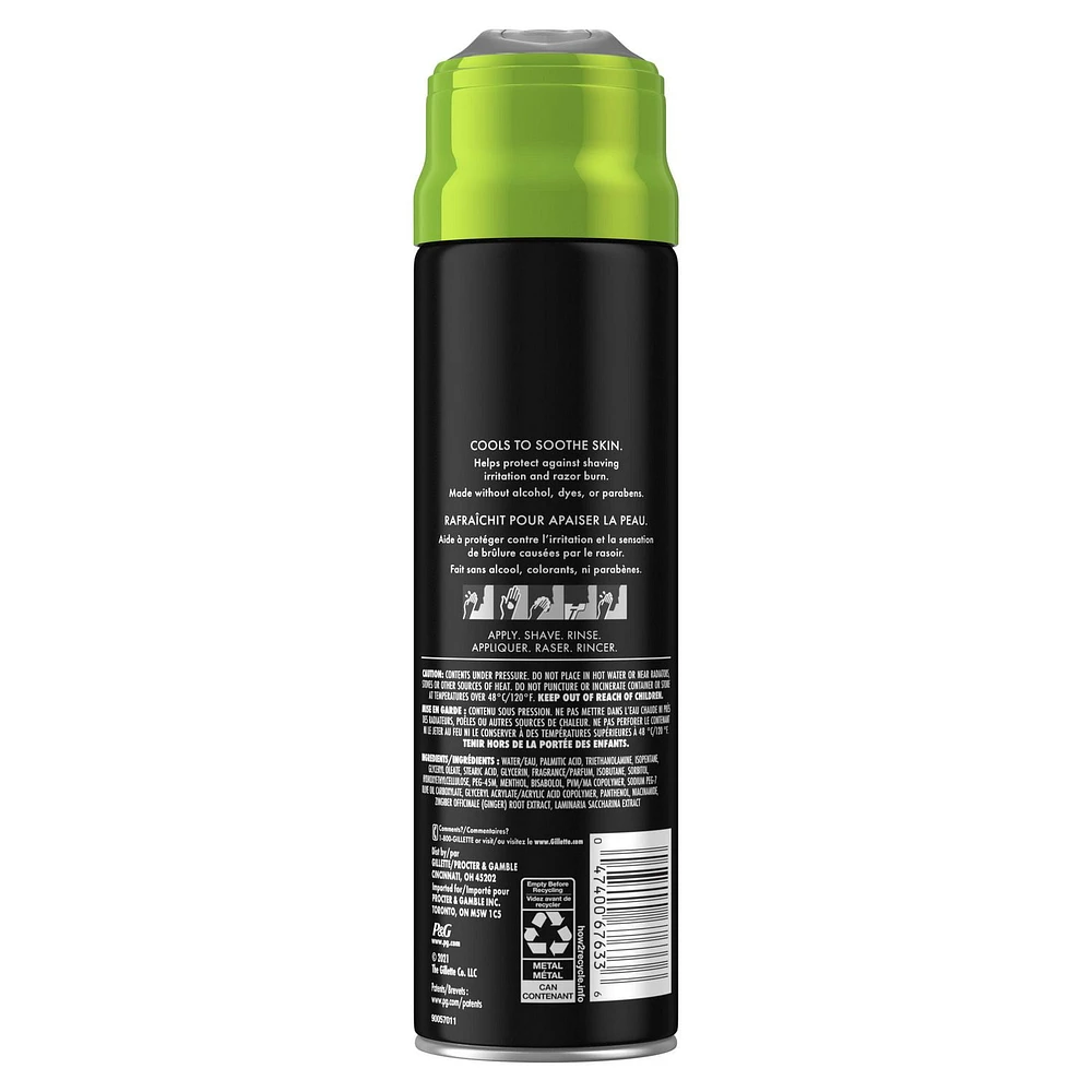 Gillette Labs Shaving Gel for Men, 3-in-1 Shave Gel to Cleanse, Protect and Refresh, Ultimate Smoothness, With Vitamin B3 and Sea Kelp, Sensitive Skin