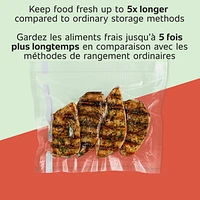 Rouleaux d’emballage sous vide, 11 po x 16 pi 2 unités