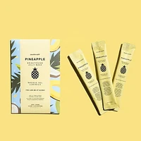 Maskeraide Pineapple Hydrating Brightening Jelly Face Mask, 3 pcs