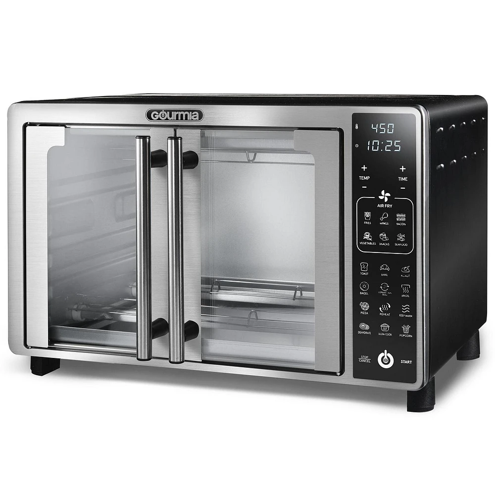 Gourmia Digital Air Fryer Toaster Oven with Single-Pull French Doors, GTF7465