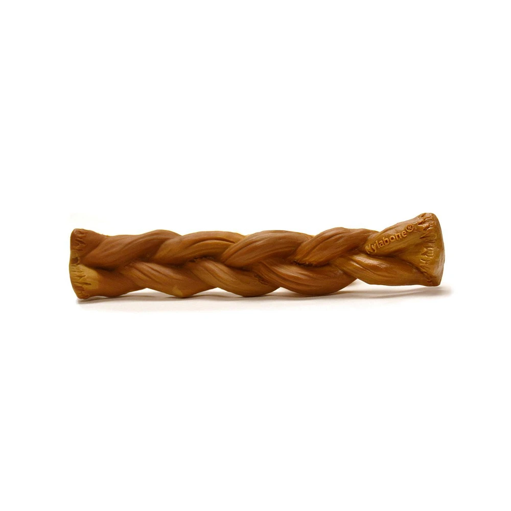 Nylabone Power Chew Alternative Braided Bully Stick Large Dog Toy, Long-lasting chew toy for powerful chewers