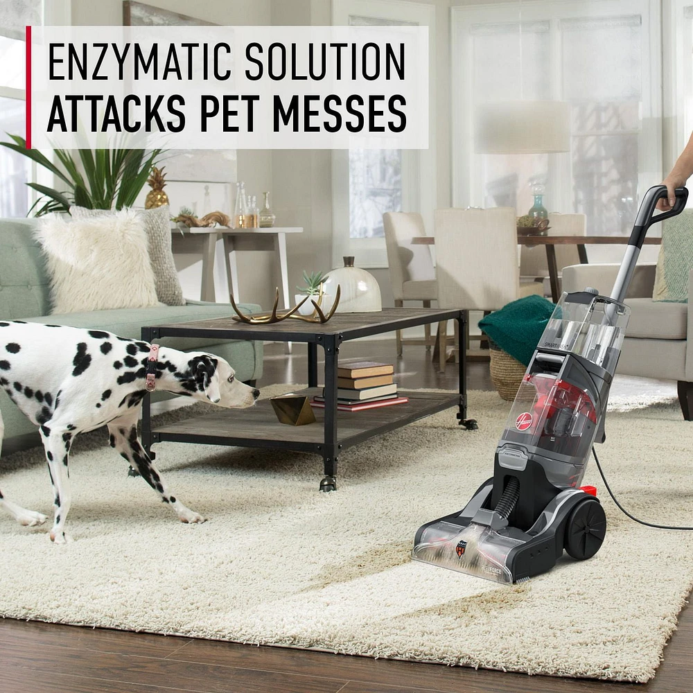 HOOVER SmartWash Essentials Carpet Cleaner, HeatForce™ Technology