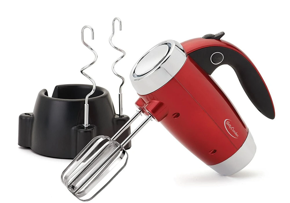 Betty Crocker Red Metallic 7-Speed Power-Up Stand Mixer