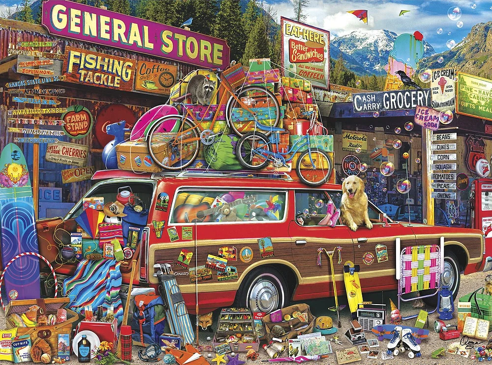 Buffalo Games Aimee Stewart Collection Family Vacation 1000 Piece Jigsaw Puzzle