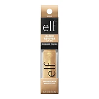 e.l.f. Cosmetics Glow Reviver Lip Oil Glimmer, High-shine finish, 7.6 mL