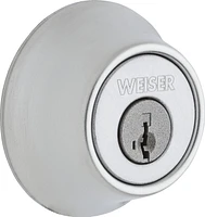 Essentials by Weiser Double Cylinder Deadbolt in Satin Nickel