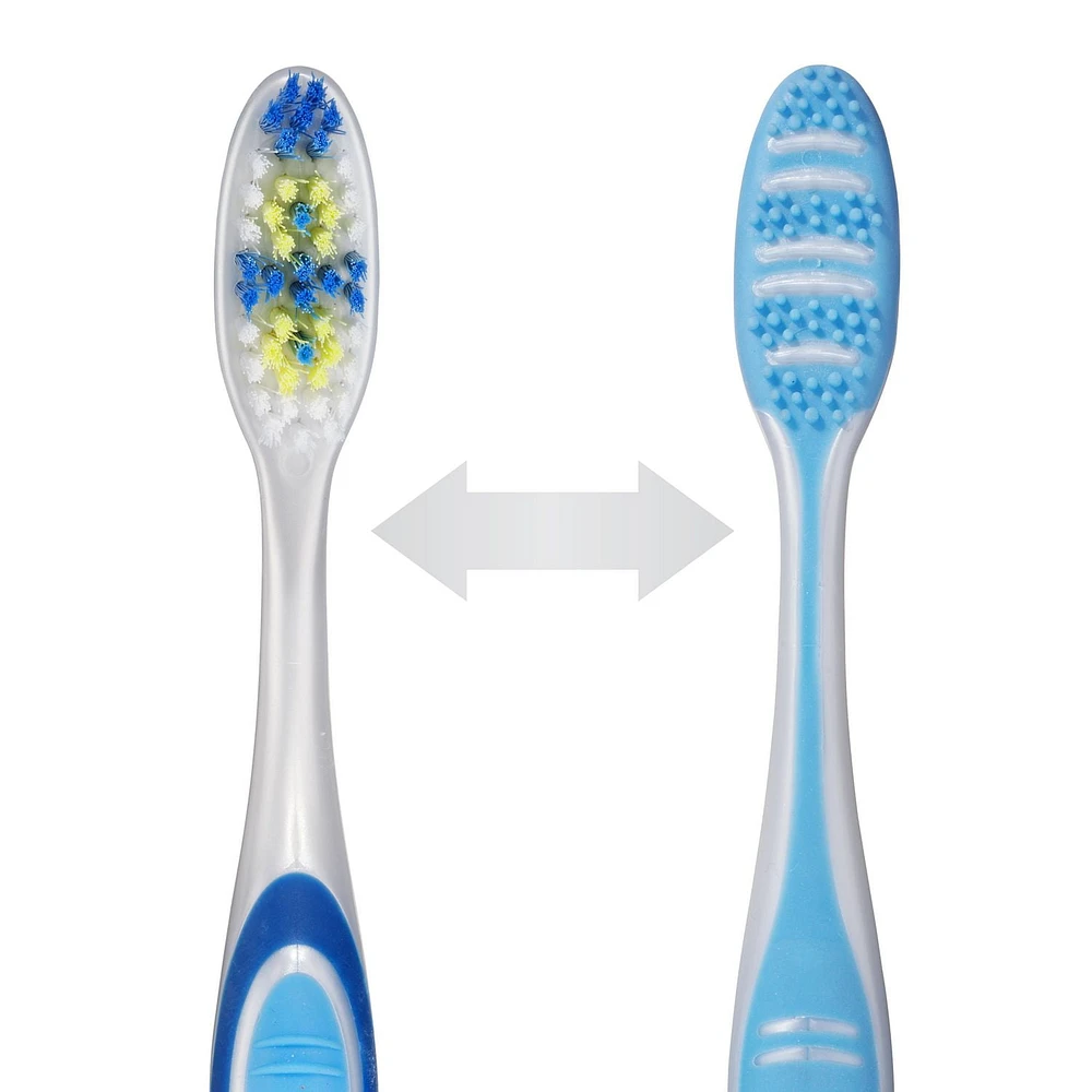 Brosse à dents Dents et Langue GUMᴹᴰ Pqt Double, Souple