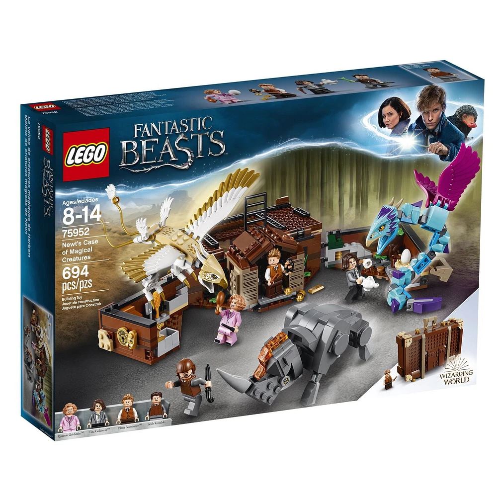 LEGO Fantastic Beasts Newt’s Case of Magical Creatures 75952 Building Kit (694 Piece)