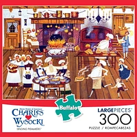 Buffalo Games Large Pieces Charles Wysocki Singing Piemakers 300 Piece Jigsaw Puzzle