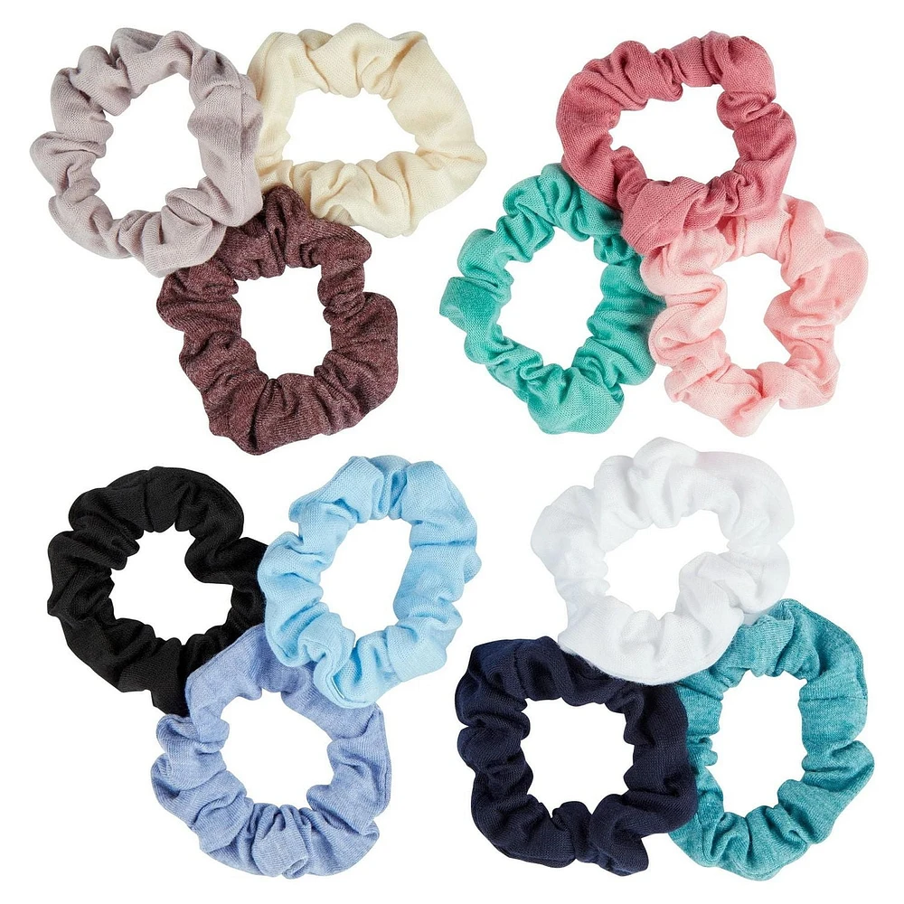 Goody Value Super Strong and Super Stretchy Skinny Scrunchie for Thick Hair - 12 Ct, Goody Scrunchies