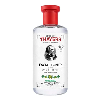 THAYERS Tonique Visage Original Sans alcool formule à l'hamamélis et à l'aloès 355ml Tonique Visage Sans Alcool
