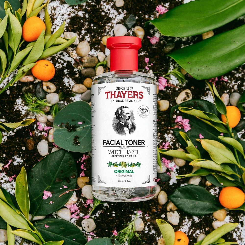 Thayers Original Facial Toner Alcohol-Free Witch Hazel and Aloe Vera, 355 mL