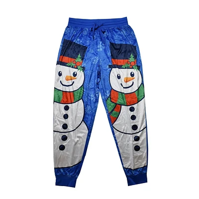Pour des hommes<br>Pantalon de nuit bonhomme de neige