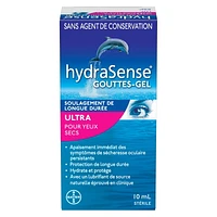 hydraSense Ultra Eye Gel Drops, For Dry Eyes, Preservative Free, 10 mL