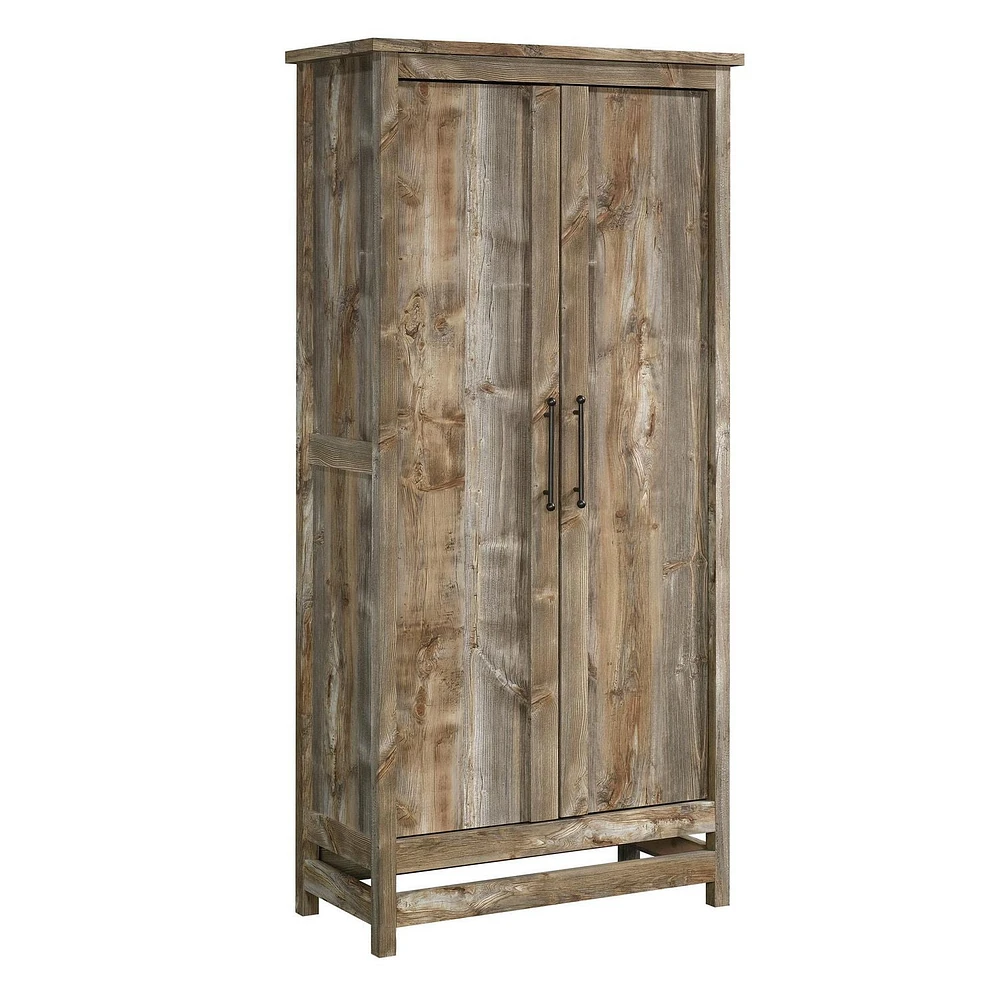 Sauder Granite Trace Storage Cabinet, Rustic Cedar, 424991