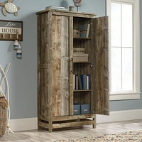 Sauder Granite Trace Storage Cabinet, Rustic Cedar, 424991