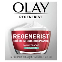 Olay Regenerist Micro-Sculpting Cream Face Moisturizer, Fragrance-Free, 50 mL