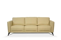 ACME Malaga Sofa in Cream Leather