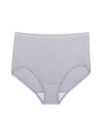 Women's Plus Fit for Me Assorted Heather Brief Underwear