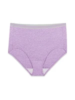 Women's Plus Fit for Me Assorted Heather Brief Underwear