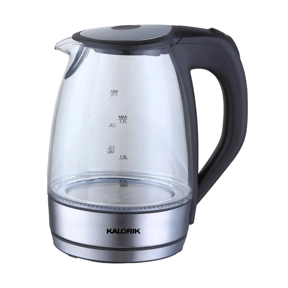 Kalorik 1.7L Water Kettle with Blue LED