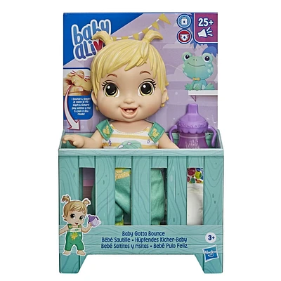 Baby Alive Baby Gotta Bounce Doll-Blonde Hair