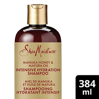 SheaMoisture Manuka Honey and Mafura Oil Intensive Hydration Shampoo for Dry, Damaged Hair with Fig Extract & Baobab Oil Sulfate-Free, 384mL