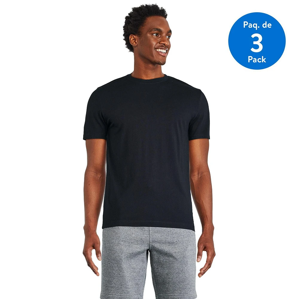 Lot de 3 t-shirts base à manches courtes George pour hommes