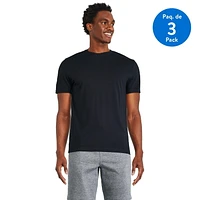 Lot de 3 t-shirts base à manches courtes George pour hommes