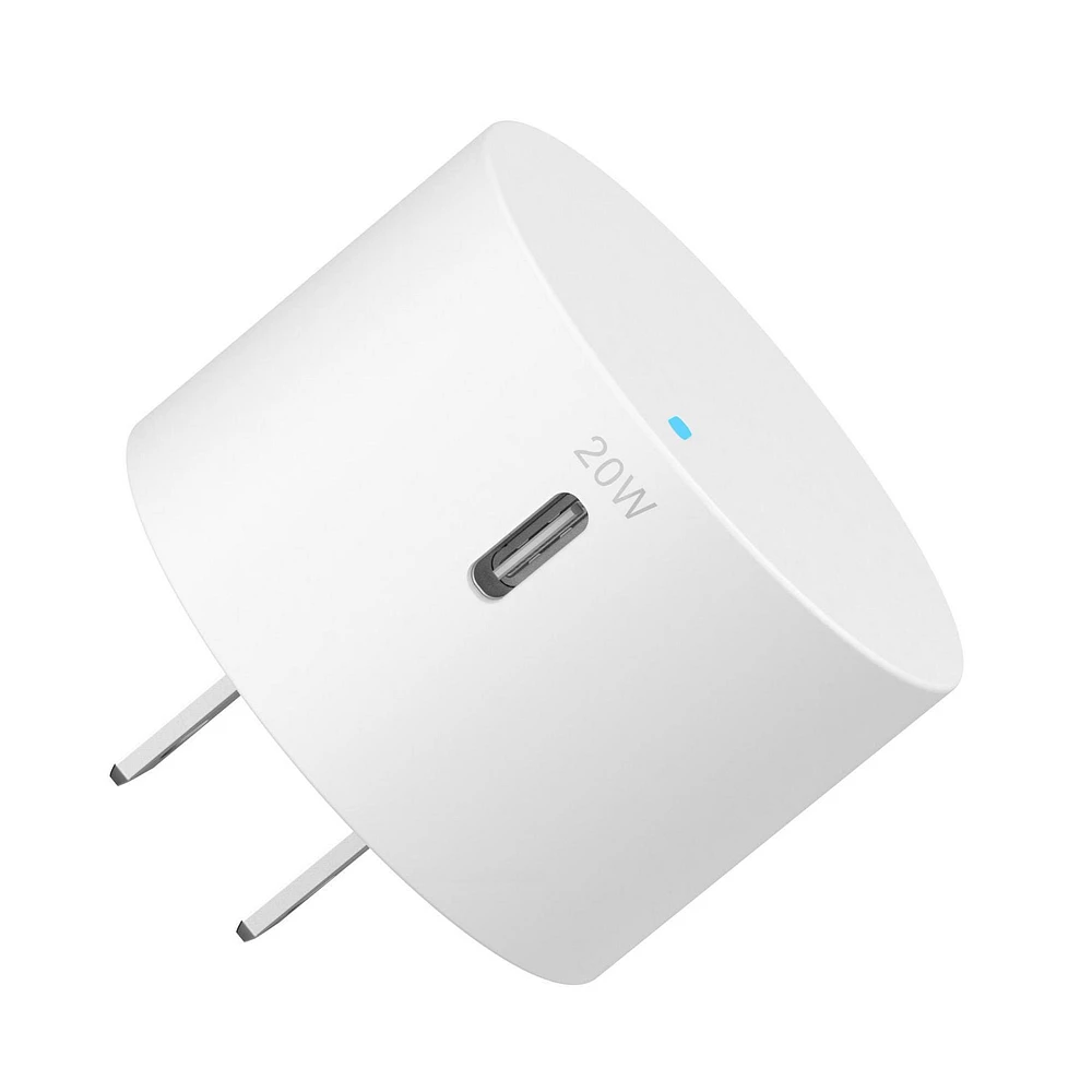 onn. Fast Charge USB-C Wall Charger with 20W Power Delivery, 20 Watt