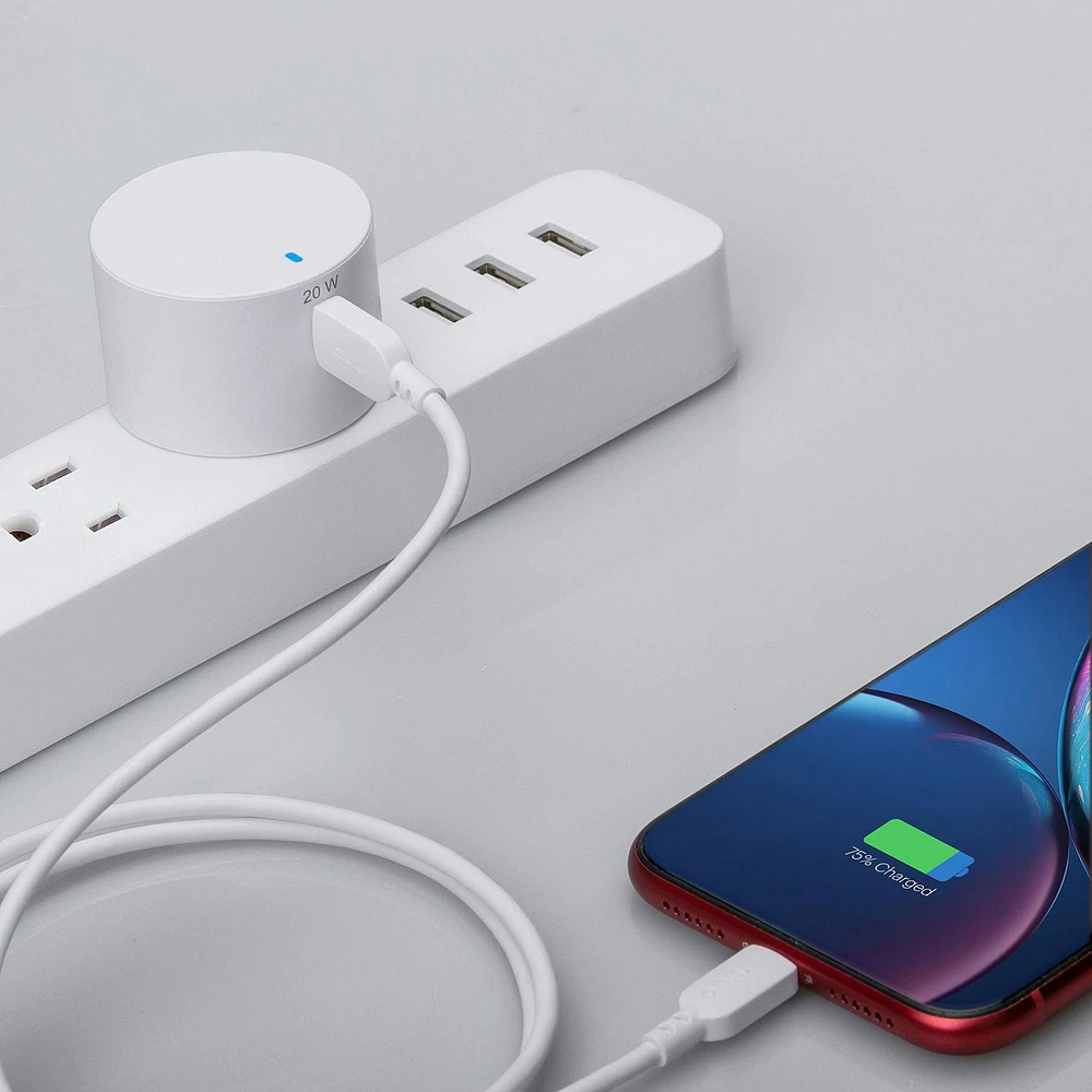 onn. Fast Charge USB-C Wall Charger with 20W Power Delivery, 20 Watt