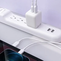 onn. Fast Charge USB-C Dual 20W Ports Wall Charger with Power Delivery