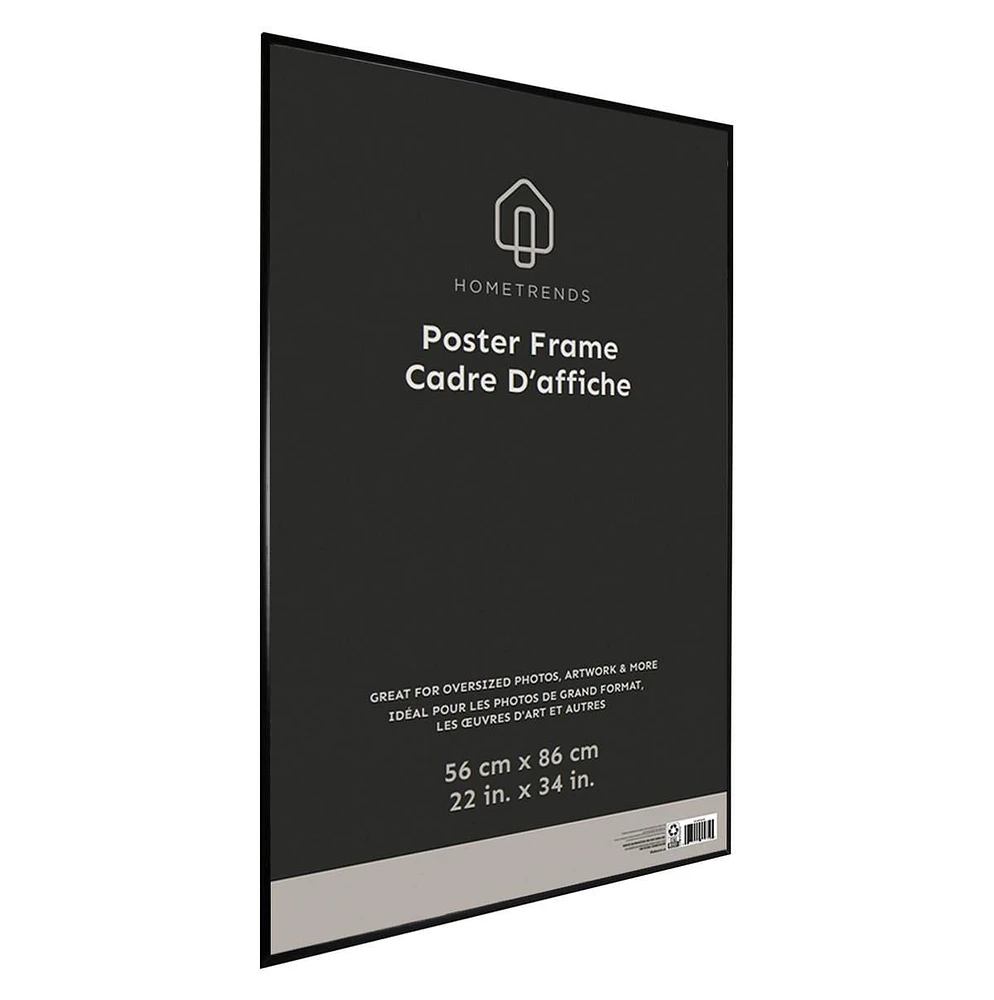 Hometrends Basic Poster Frame 22x34in, Black, Poster Frame - Black