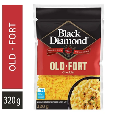 Black Diamond Shredded Cheese Old Cheddar 32%