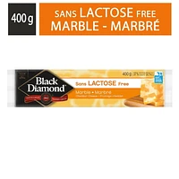 Black Diamond Lactose Free Cheddar Cheese Marble, 400g