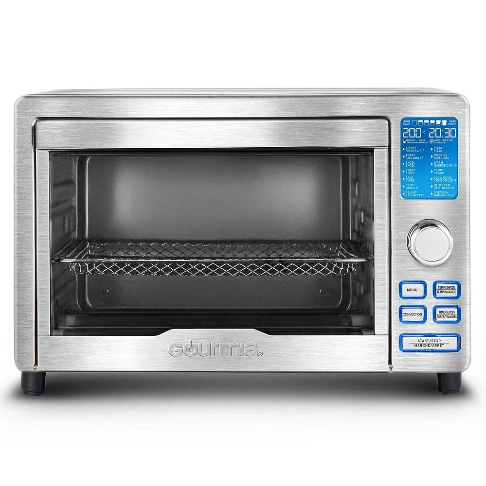 Gourmia 6-Slice Digital Toaster Oven Air Fryer with 14 Cooking Presets, 6-Slice, 14 Cooking Presets