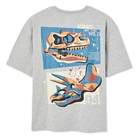 T-shirt surdimensionné avec imprimé graphique George pour garçons