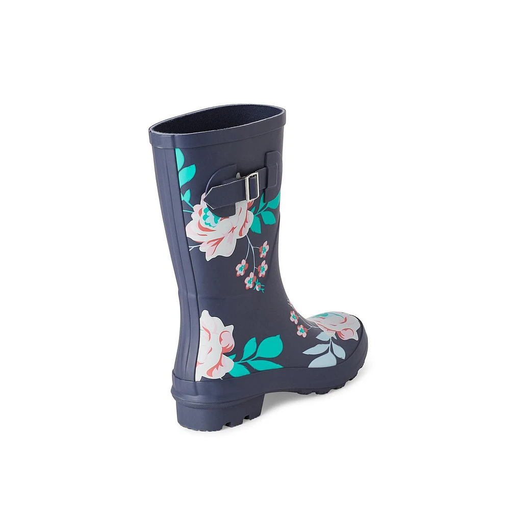 Time and Tru Women's Rubber Rain Boots