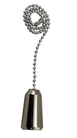 Atron Electro Industries Chrome Bell with 12 Inch Chrome Fan Chain