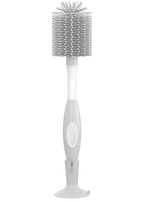 Brosse à biberon doux au toucher de Dr. Brown's, gris