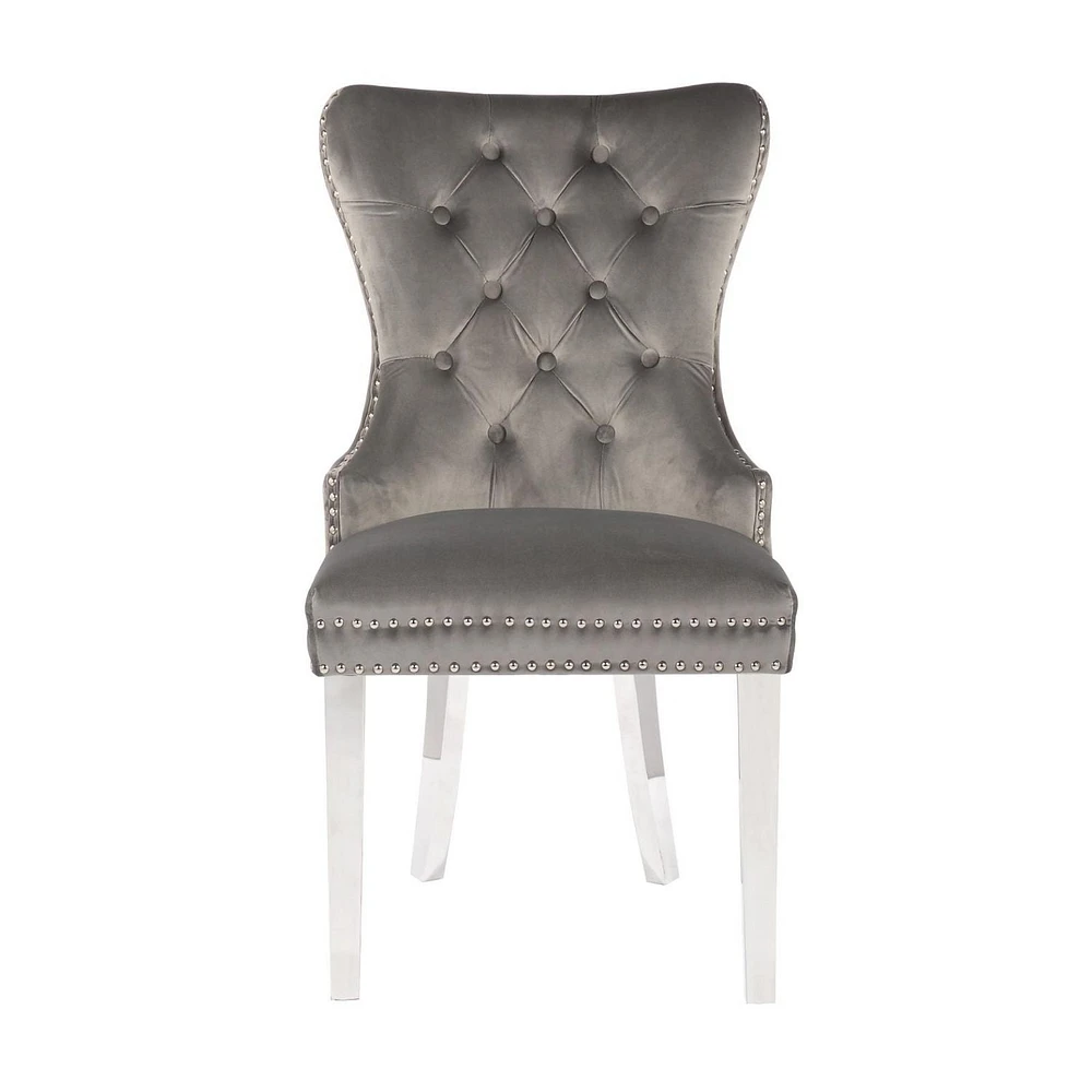 Plata Import Boyel Chair in Grey