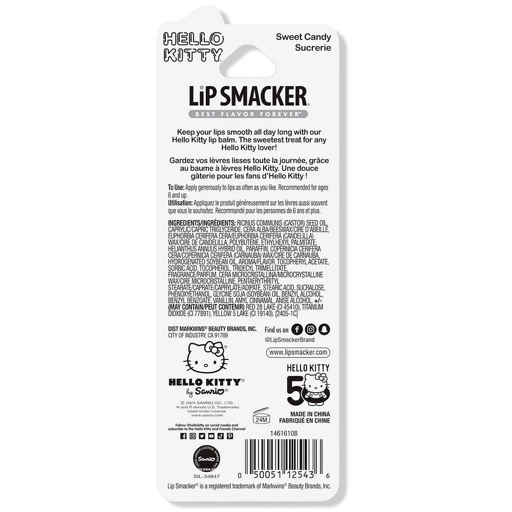 Hello Kitty 50th Anniversary Lippy Pal Lip Balm, 50th Anniversary Lippy Pal Lip Balm