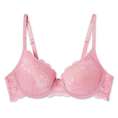 Soutien-gorge à coques en dentelle George pour femmes Tailles 34B-40D